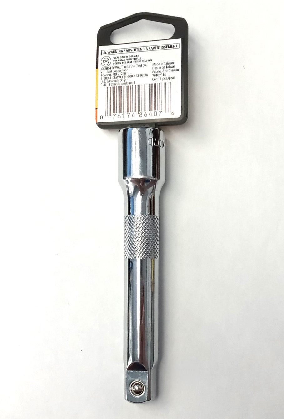 DeWalt 5" Socket Extension 1/2" Drive DWMT86407070SP