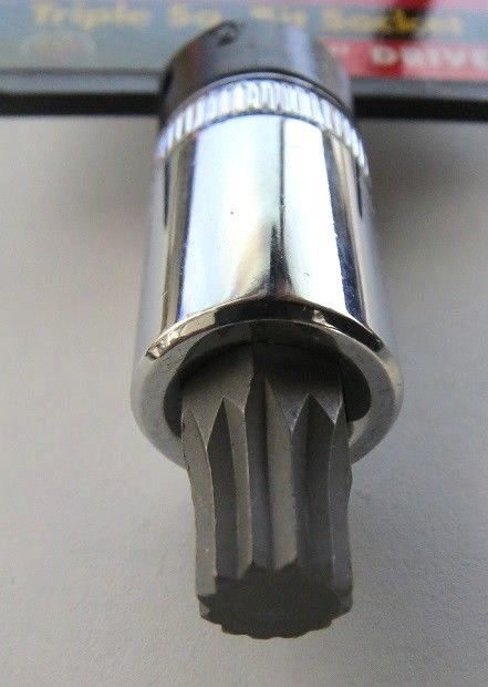 Gearwrench 80170 8 mm Triple Sq. Bit Socket 1/4" Drive