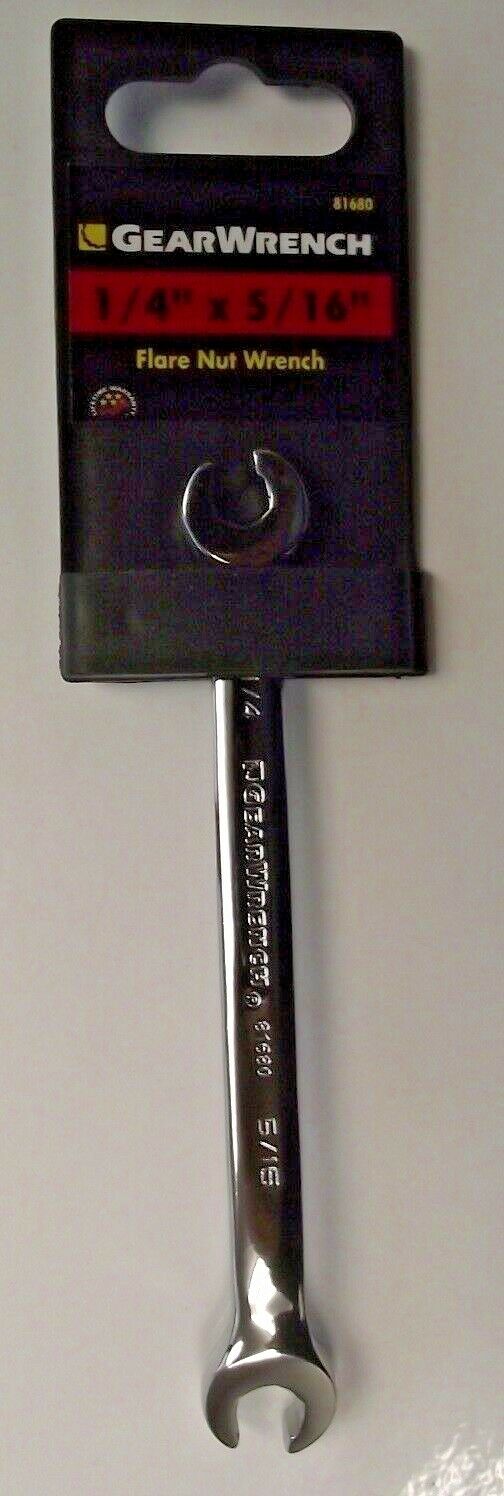 GearWrench 1/4 x 5/16 Flare Nut Wrench 81680