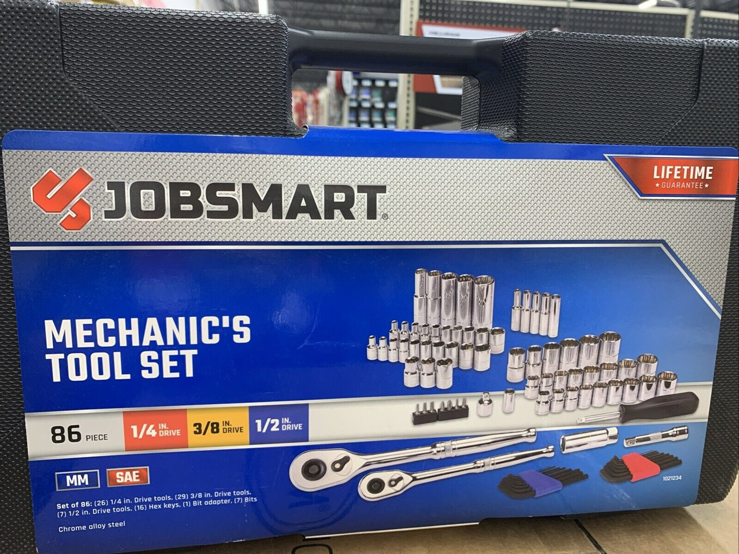 Jobsmart 86pc. Mechanics Tool Set JS10002 / 1021234