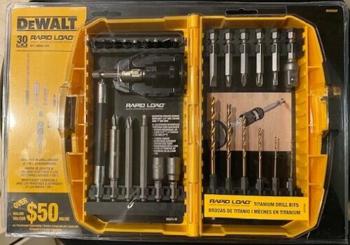 DEWALT 30-Piece Rapid Load Set With Titanium Drill Bits DW2520F