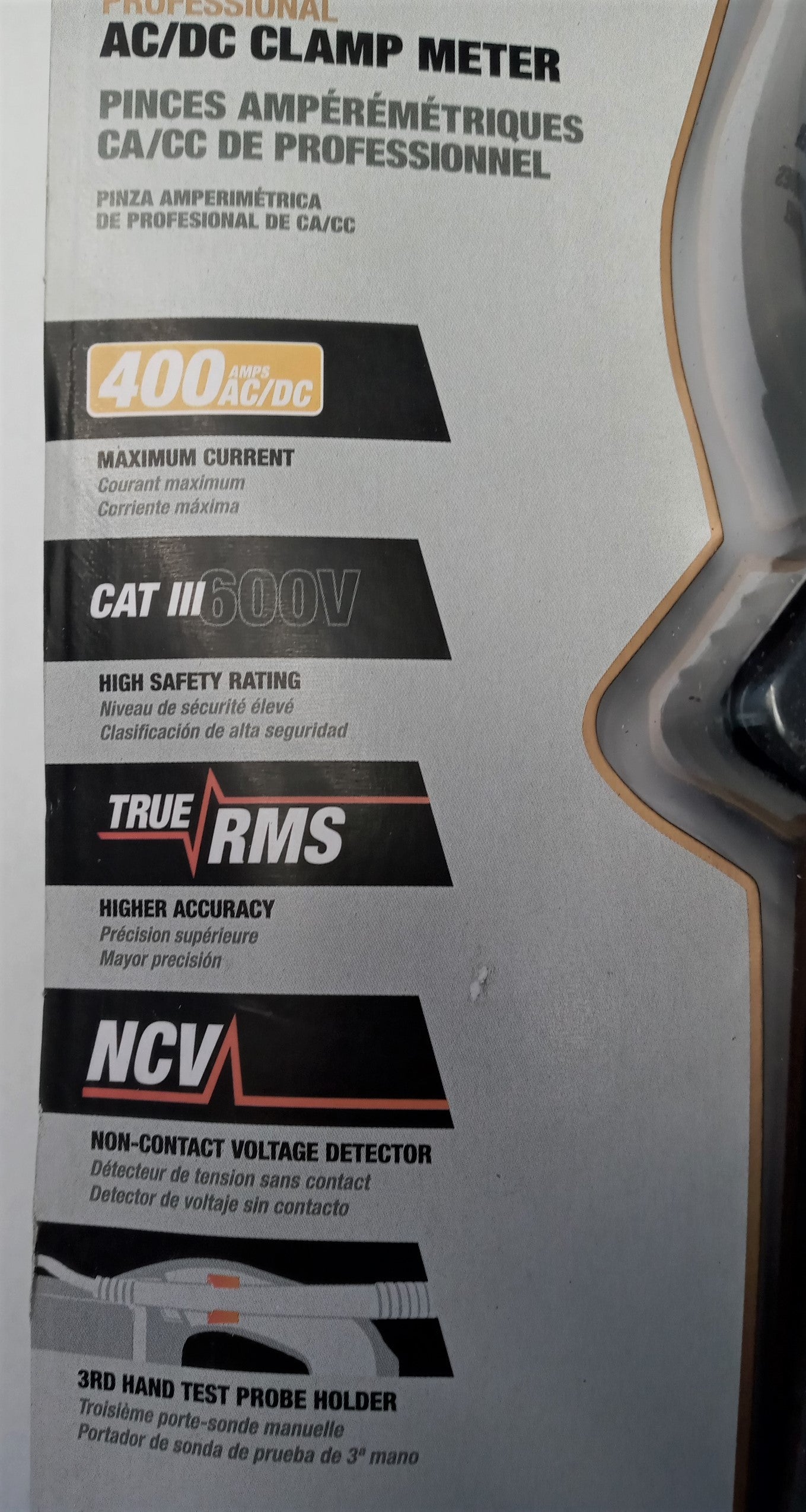 Southwire 21550T Professional Digital 600-Volt Clamp Meter True RMS