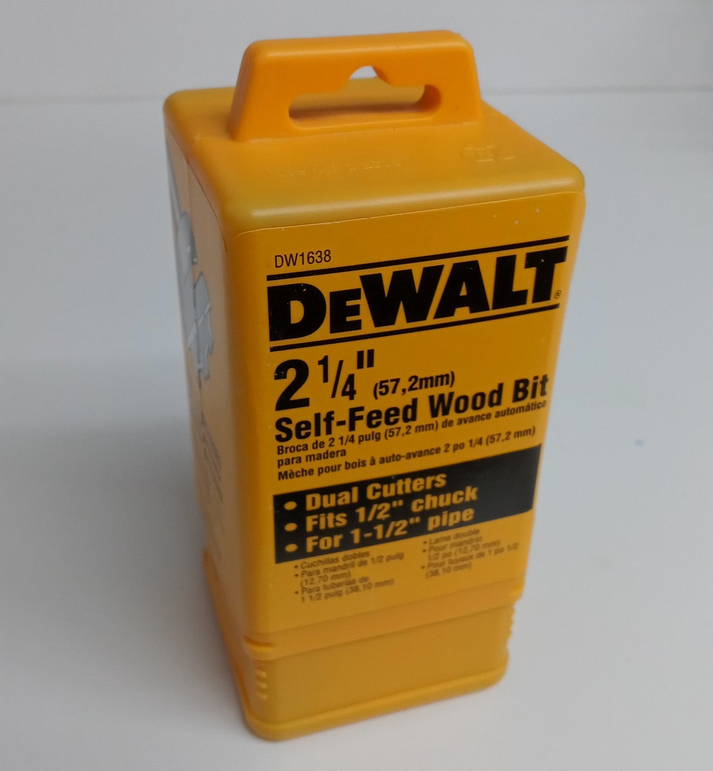 Dewalt DW1638 2-1/4" Self-Feed Wood Drill Bit