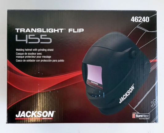 Jackson Safety TRANSLIGHT 455 Flip Premium Auto Darkening Helmet 46240