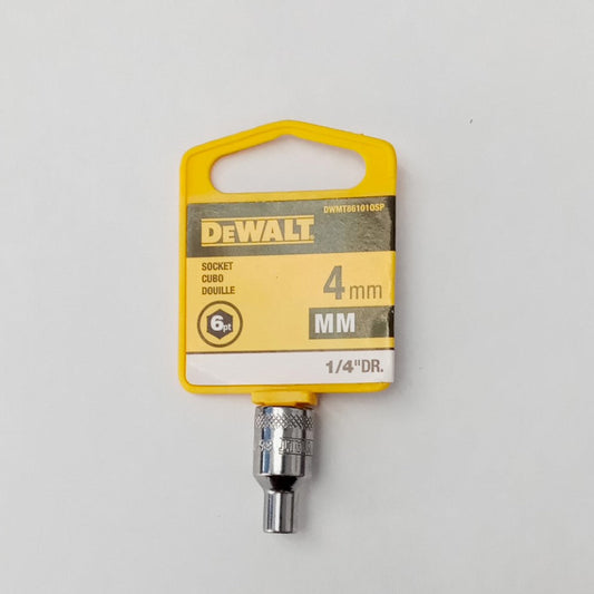 DeWalt 4mm Socket 6 Point 1/4" Drive DWMT861010SP