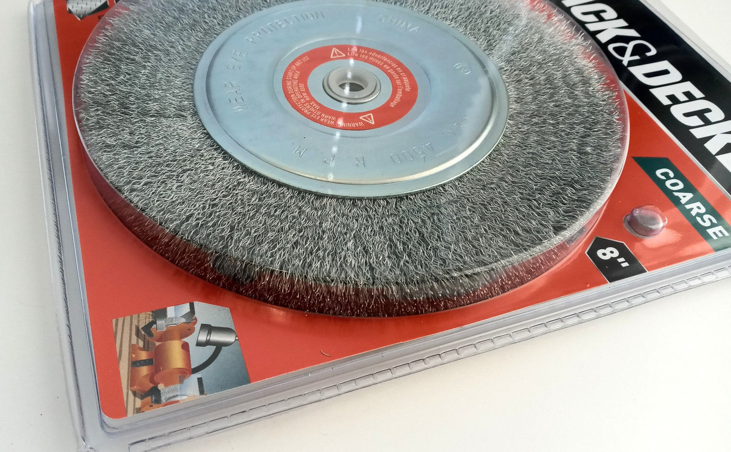 Black & Decker 70-615 8" Wire Wheel Coarse Bench Grinder