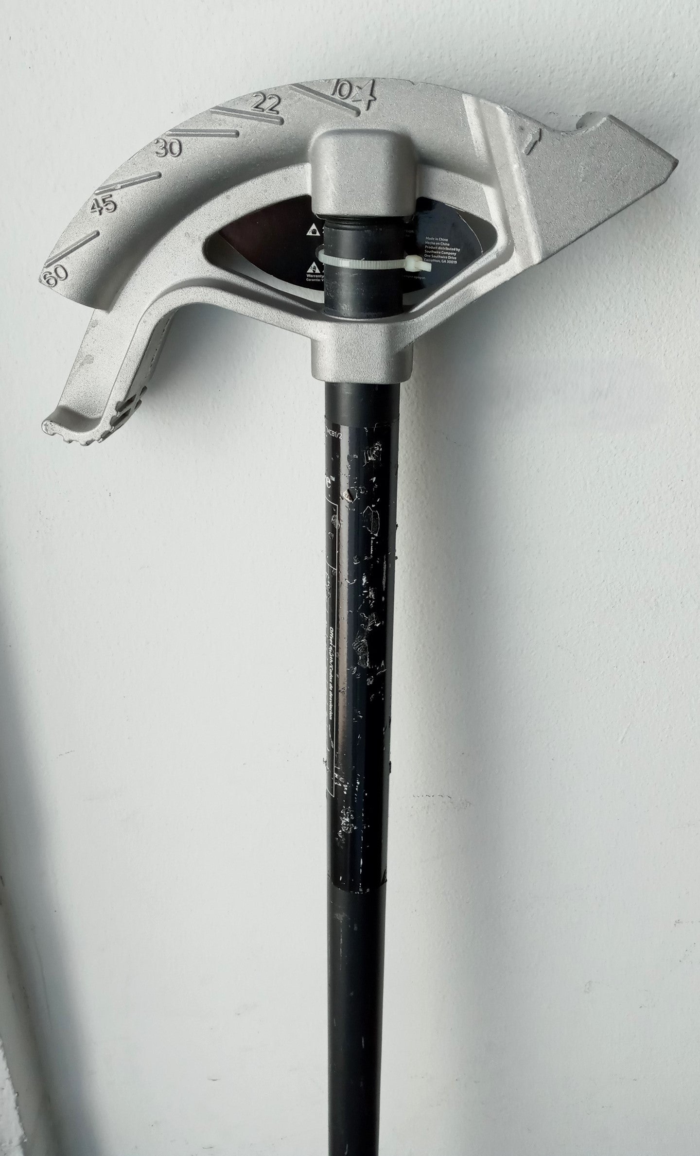 Southwire 1/2" EMT Aluminum Head Handheld Grooved Hook Conduit Bender MCB1/2