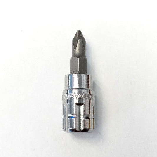 GearWrench #1 Phillips Vortex Pass-Thru Bit Socket 1/4" Dr 89001D