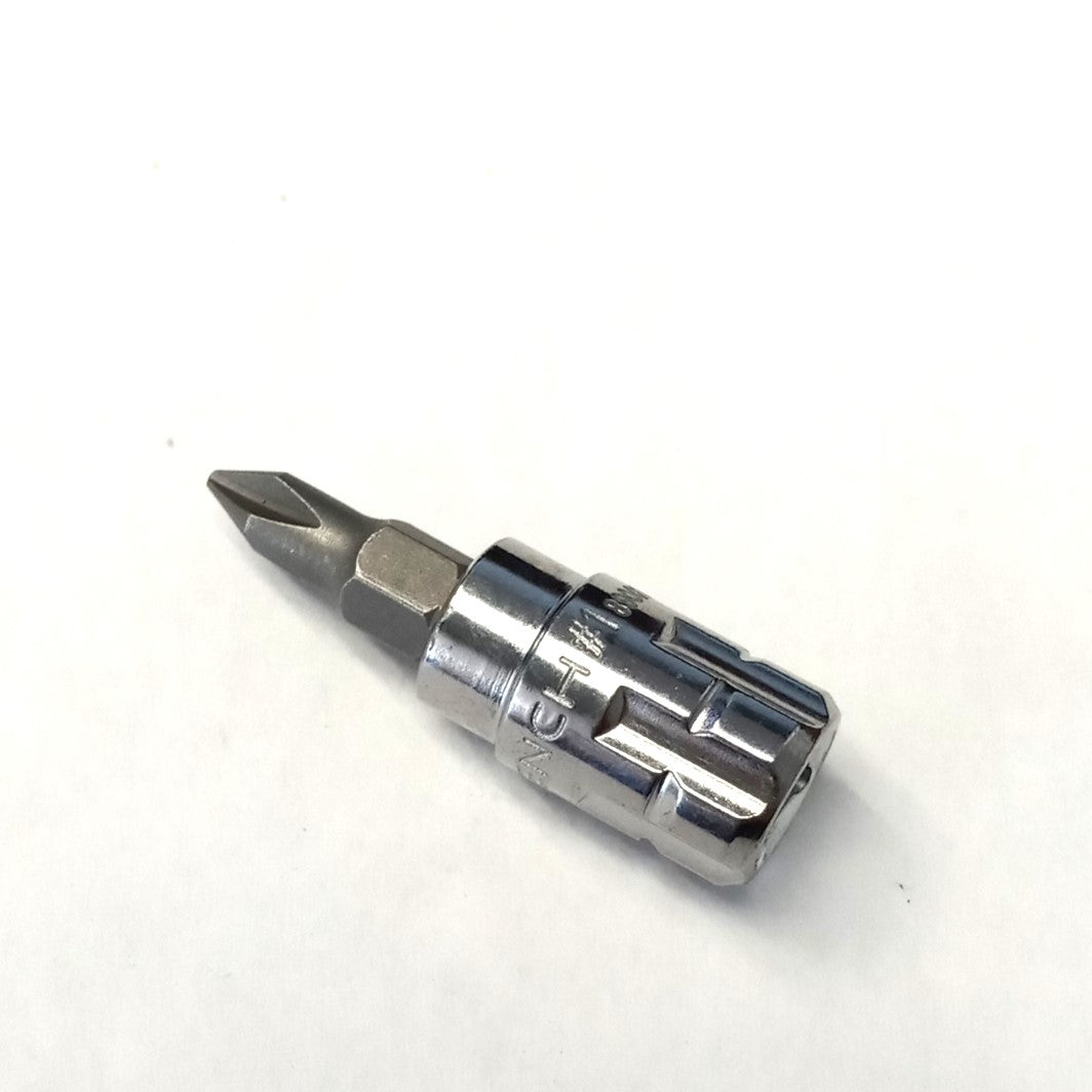 GearWrench #1 Phillips Vortex Pass-Thru Bit Socket 1/4" Dr 89001D