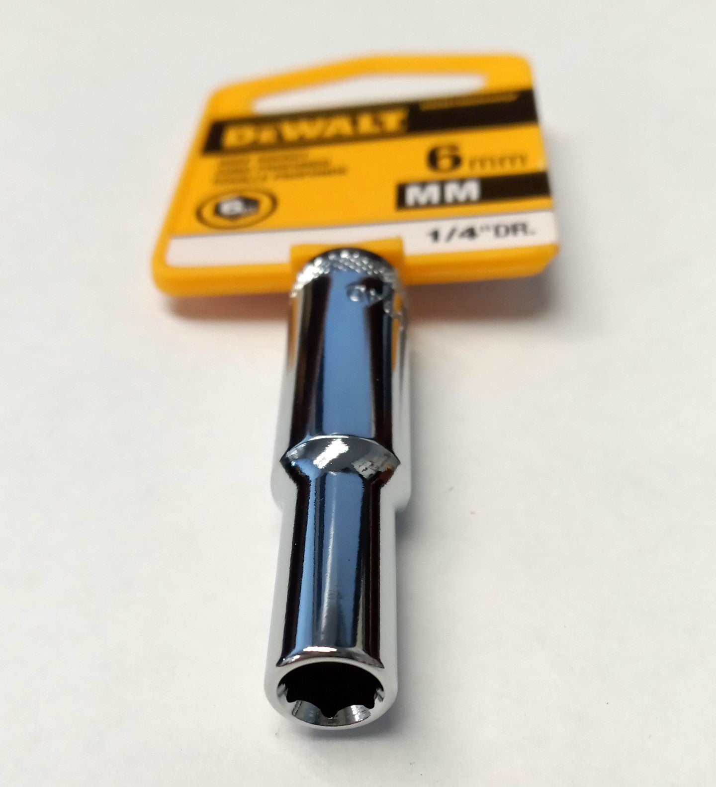 DeWalt 6mm Deep Socket 6-Point 1/4" Drive DWMT860940SP