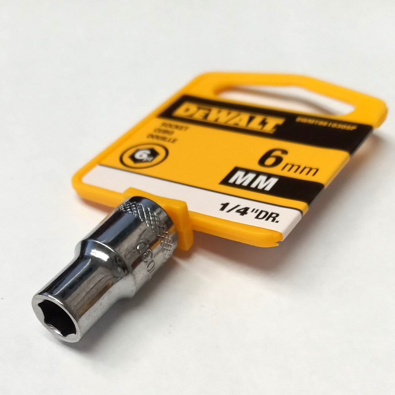 DeWalt 6mm Socket 6-Point 1/4" Drive DWMT861030SP