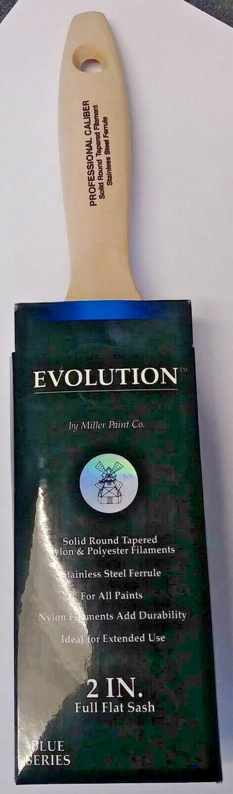 Evolution 6317 Blue Series 2" Full Flat Sash Paint Brush