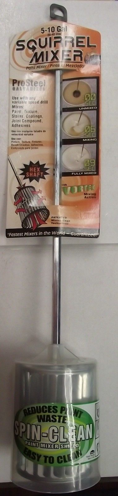 Homax 69003 5-to-10-Gallon ProSteel Paint Drywall Mud Mixer Galvanized Steel