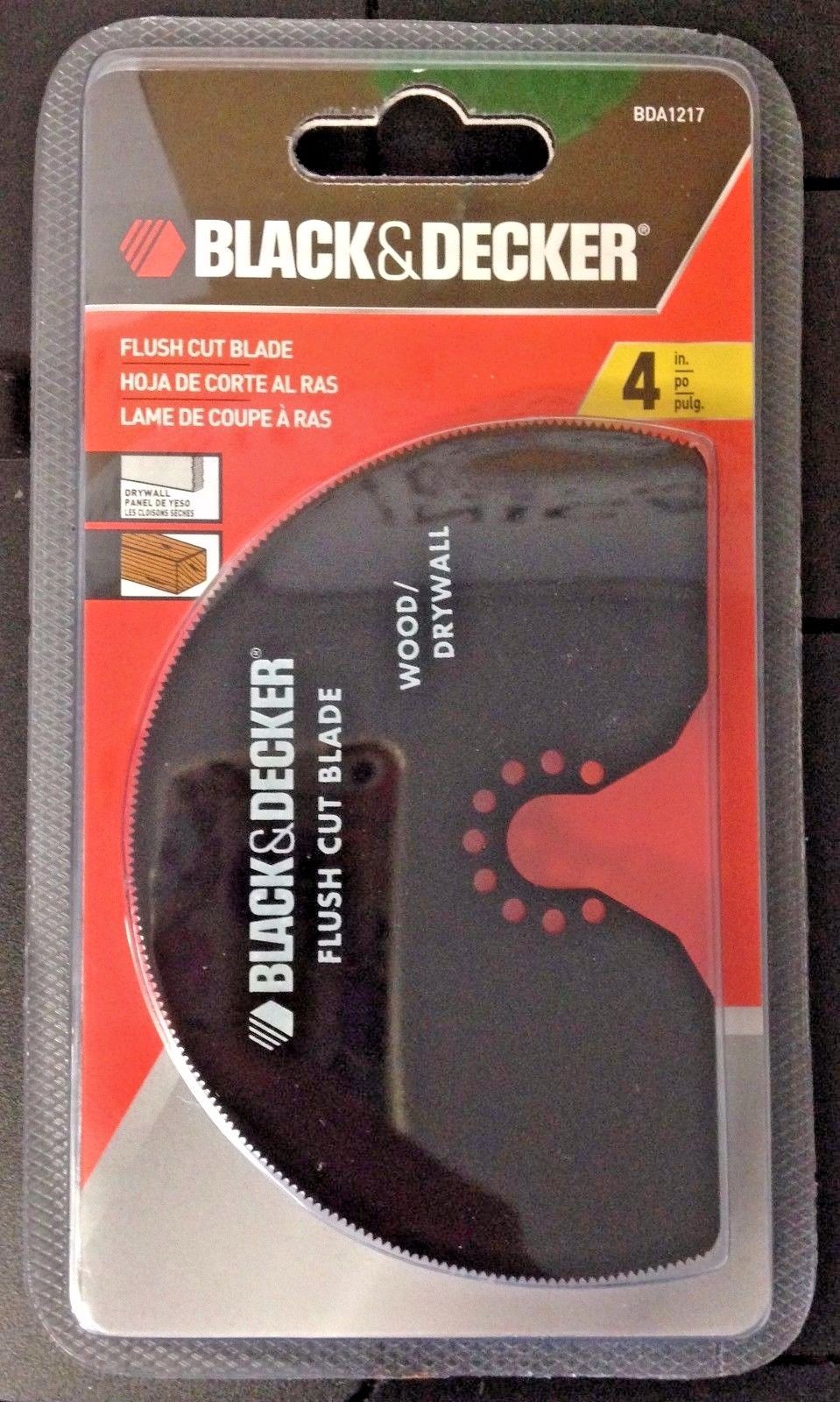 Black & Decker 4" Flush Cut Blade For Wood & Drywall  BDA1217