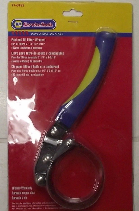 Napa 77-0192 Fuel And Oil Filter Wrench 2-1/4" to 2-9/16"