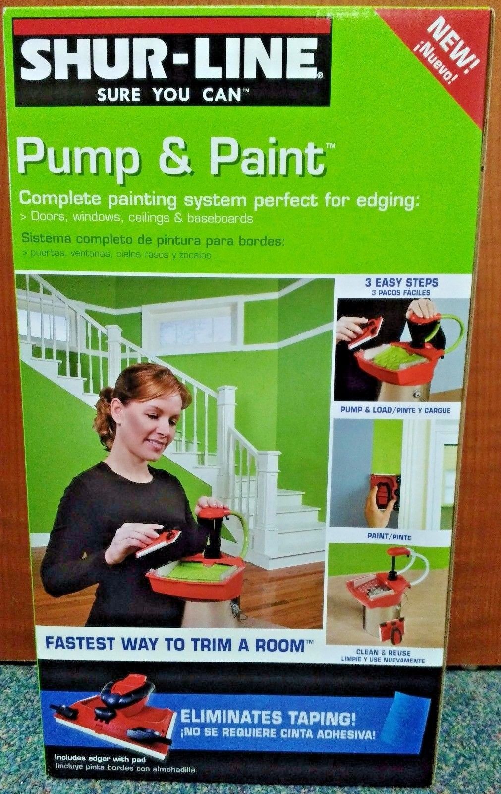 Shur-Line 61-901-000 Pump & Paint System - Eliminates Taping