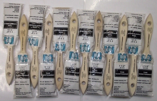 Masterbrush CO03 The Contender Paint Brush 1-1/2" Double Thick 12pcs.