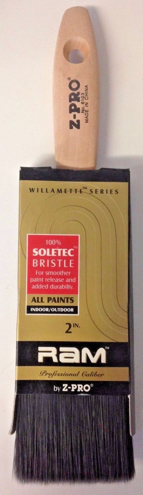 Ram by Z-Pro 2" Flat Trim Soletec Indoor / Outdoor Paint Brush 6103