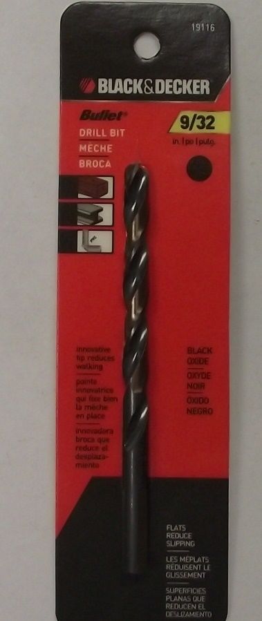 Black & Decker 19116 9/32-Inch Bullet Drill Bit