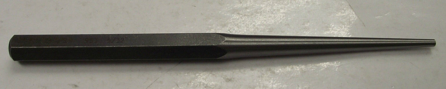 Napa 963 5/32" Long Taper Punch - 8-1/2" Long USA