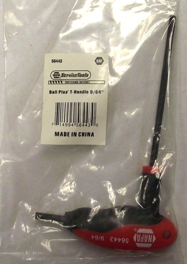 Napa 56443 9/64" Ball Plus T-Handle Wrench