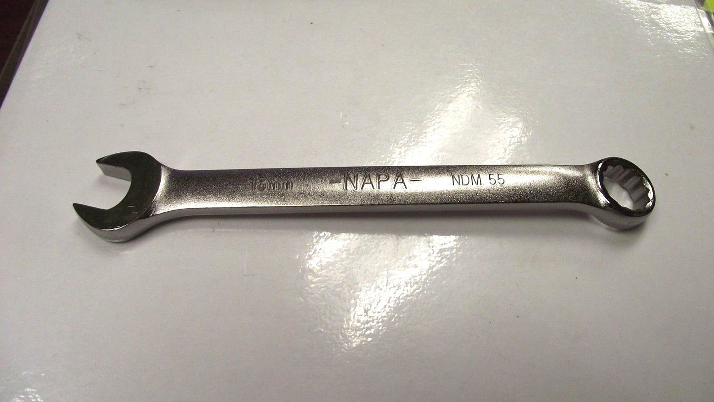 Napa 15mm Combination Wrench 12pt USA NDM55