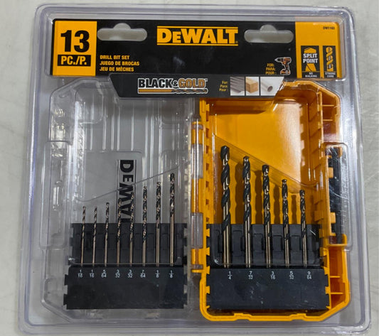 DeWalt DW1163 13pc Black & Gold Drill Bit Set #B5
