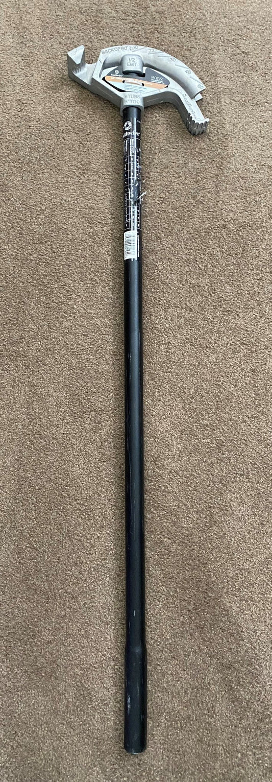 Southwire 1/2" EMT Aluminum Head Handheld Grooved Hook Conduit Bender MCB1/2